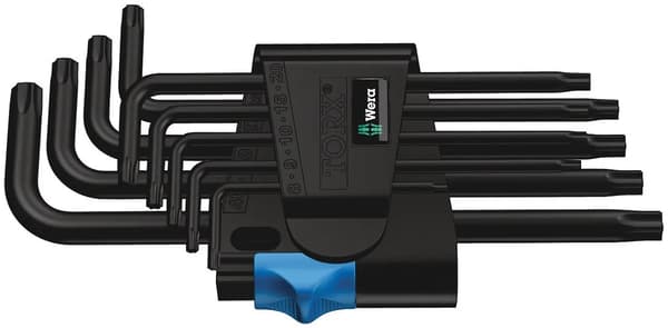Wera 967/9 TX HF 1 L-avainsarja pitotoiminnolla BlackLaser