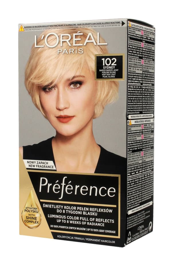 L'Oreal Paris Feria Preference Meget Lys Blond Meget Lys Perleblond 102