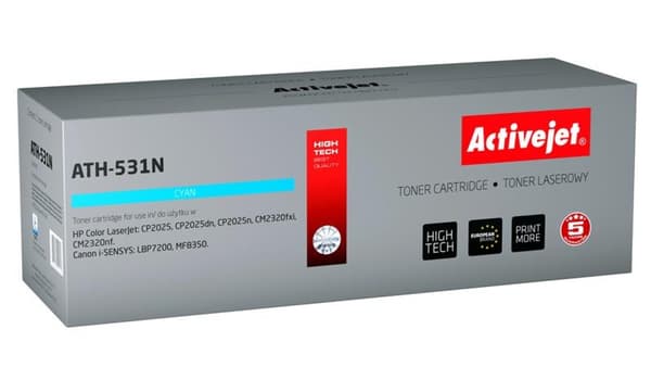 Activejet Cyan Tonerersättning för 304A (ATH531N)