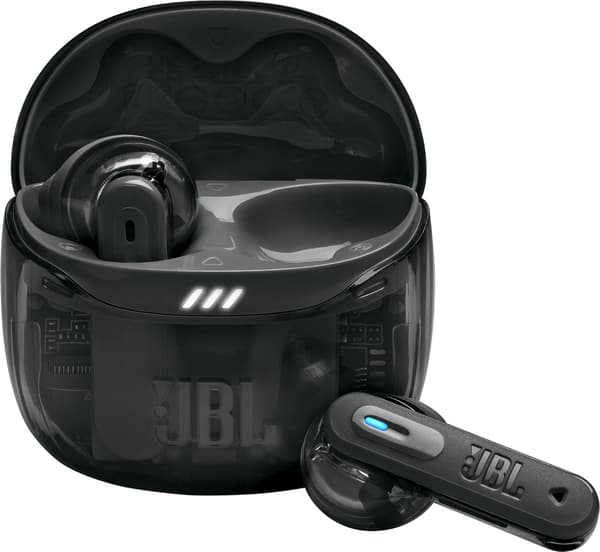 JBL Tune Flex 2 Ghost Edition TWS trådløse in-ear Bluetooth-høretelefoner Ghost Black EU