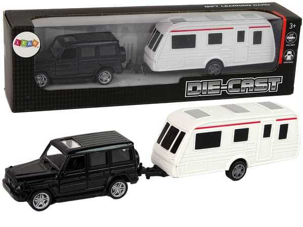 Jeep Sort Campingvogn Køretøjssæt Metalelementer