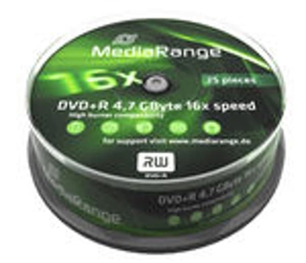 MediaRange DVD-R 4.7GB 16x 25kpl (MR404)