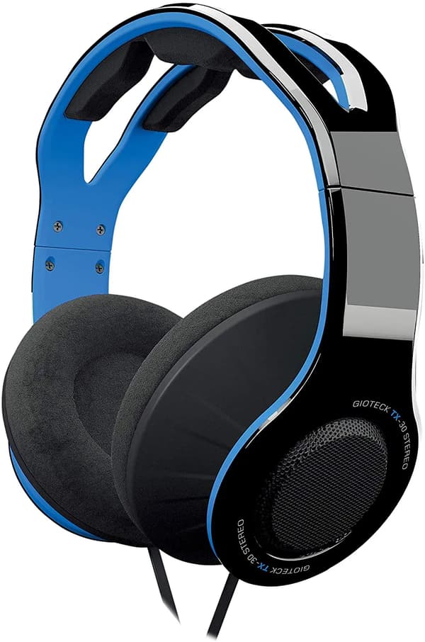 GIOTECK HEADSET TX30 MEGAPACK STEREO TIL PS4/PS5/XBOX - BLÅ