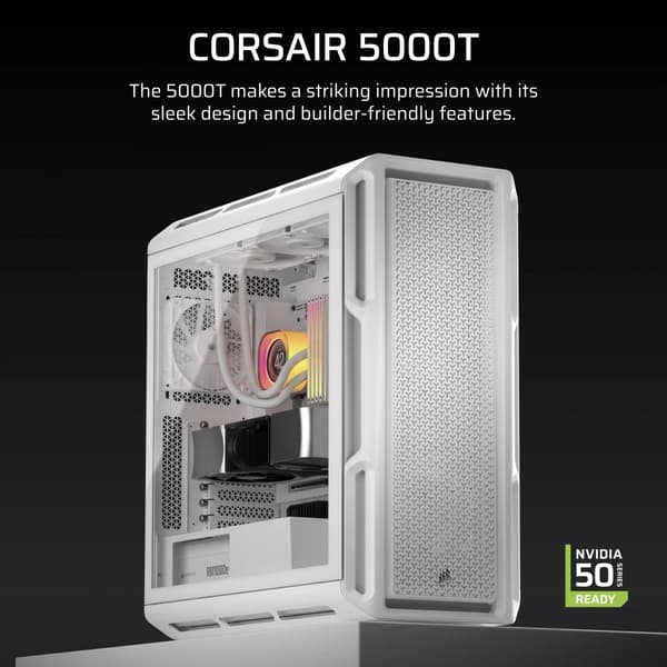 CORSAIR 5000T - miditårn - udvidet ATX