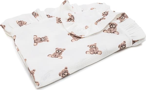 PULP MUSLIN TÆPPE UDEN FYLD 90X100CM BAMSER