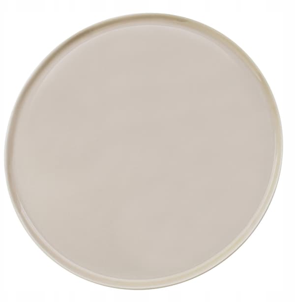 ETER Flat tallrik rund 25 cm, beige