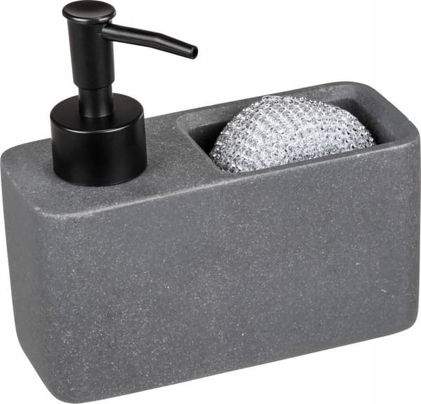 Wenko RESA MARBLE Sæbedispenser med svampeholder, WENKO