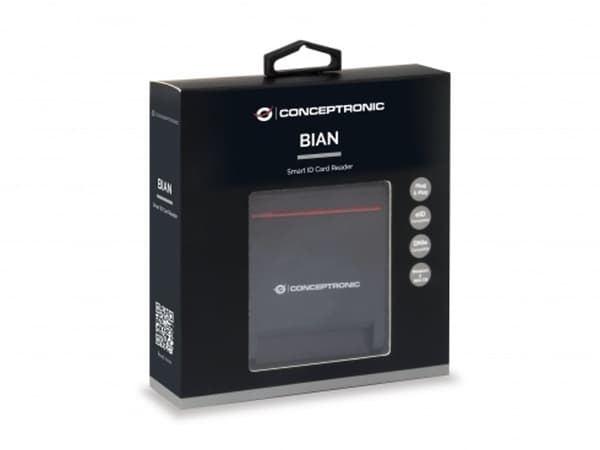 Elektronisk ID-läsare Conceptronic Svart