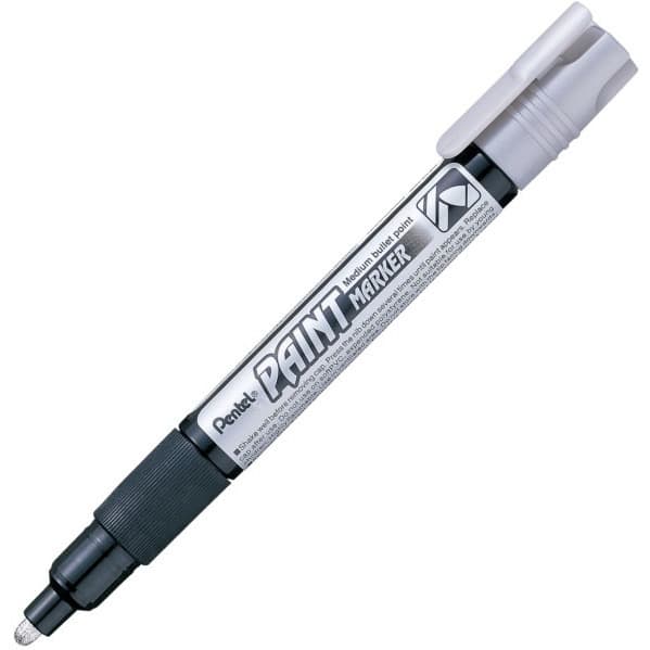 Pentel Oljemarkör Mmp20, Silver