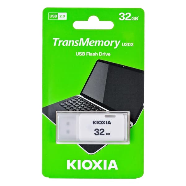 KIOXIA Transmemory U202 USB-minne 32 GB USB Typ-A 2.0 Vit