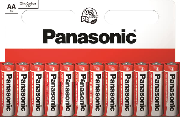 Panasonic Batteri AA/R6 12 stk