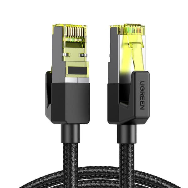 Ugreen NW150 30791 Ethernet RJ45 Cat 7 10 Gbit/s 10 m Kabel – Sort