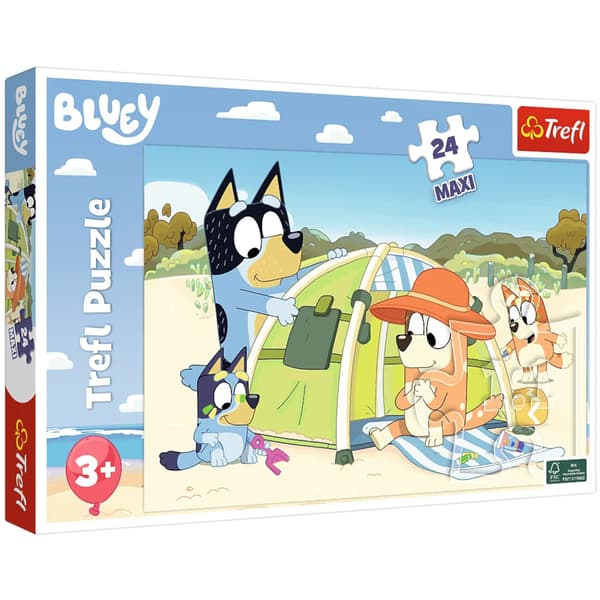 Puslespil 24 brikker Maxi Bluey Vidunderlig verden