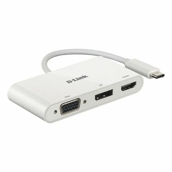 3-portars USB-hub D-Link DUB-V310 Vit