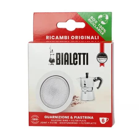 Bialetti - Pakning + si til aluminiumskaffemaskiner Bialetti 6tz
