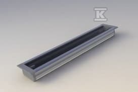 FORSÆNKET LED PROFIL A, L. 202CM, ALU