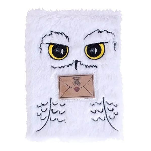 Harry Potter Hedwig A5 plyschanteckningsbok