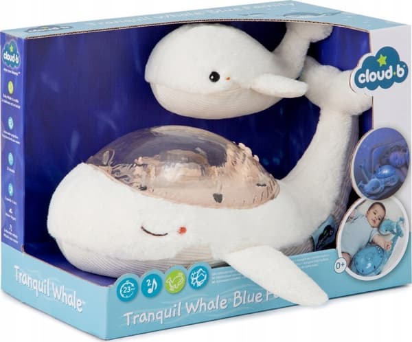 Cloud b Tranquil Whale Hvalsæt: lampe og rangle