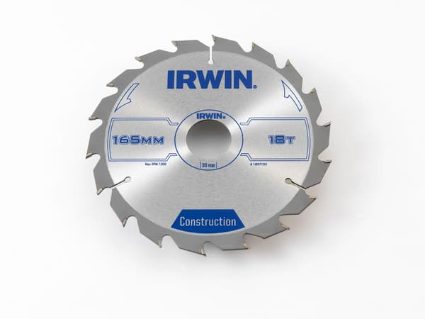 RUNDSAVKLINGE 165x30x2,5mm 18z ATB BYGGE IRWIN