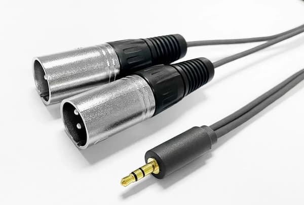 3.5MM CABLE to 2 x XLR male