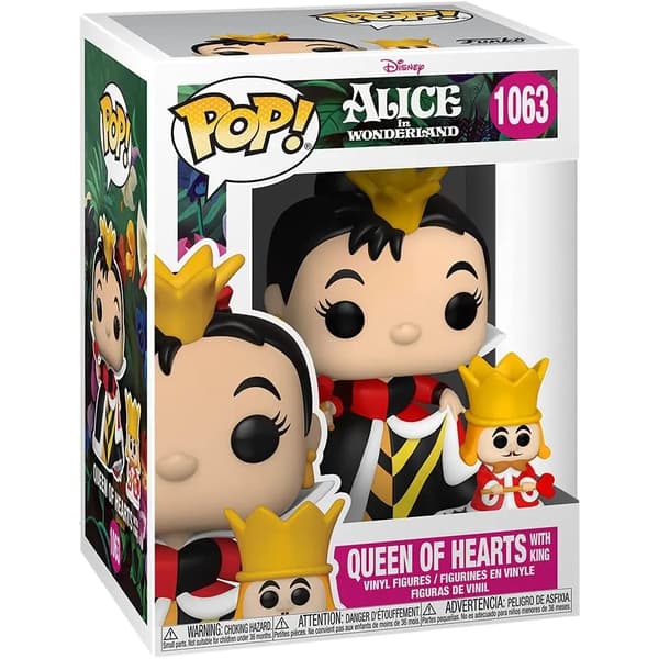 POP-figur Disney Alice i Underlandet 70:e Drottning med Kung