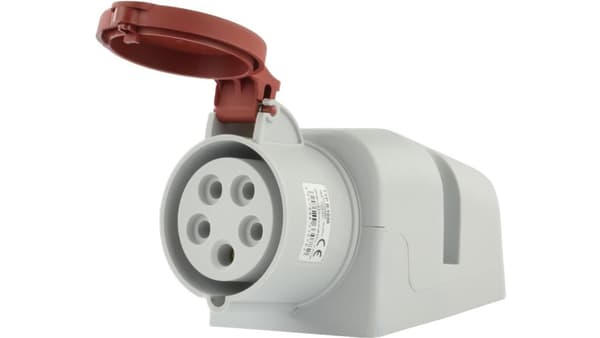 Teräspistorasia 16A 5P 400V IP44 B.1036