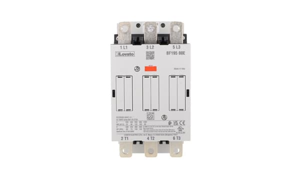 Strömkontaktor 3P 195A i AC3 Spole 24... 60VAC/20... 60VDC BF19500E024