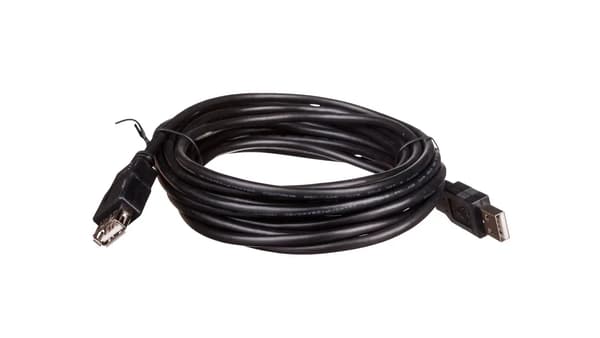 Kabel USB Digitus USB-A - USB-A 5 m Sort (AK-300202-050-S)