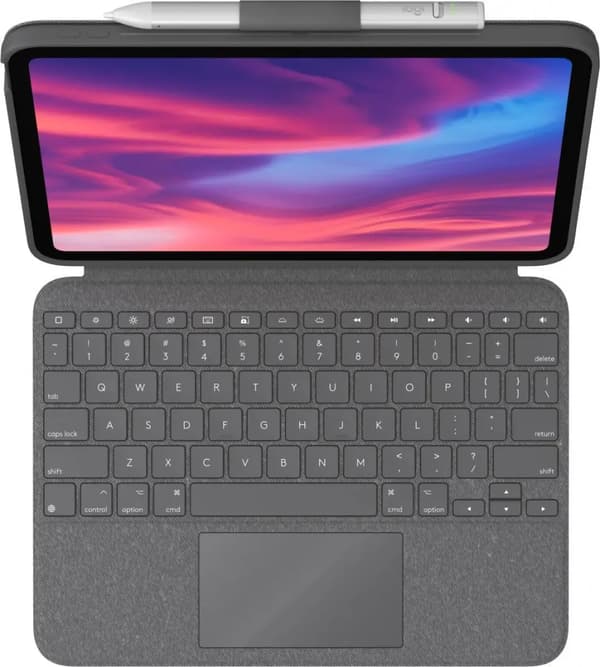 LOGITECH Combo Touch til iPad 10. generation - OXFORD GREY - (US) - INTNL-973