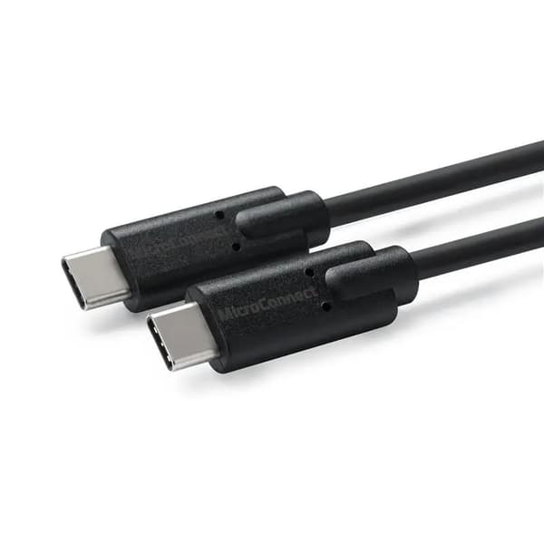 MicroConnect USB-C til USB-C Kabel 1m, 100W, 10Gbps, 4K60Hz
