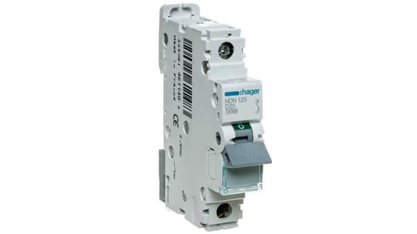 1P D 25A 10kA AC NDN125 superlock-afbryder