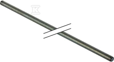 Gevindstang M10 L=2.0M (KAN.HDPE)