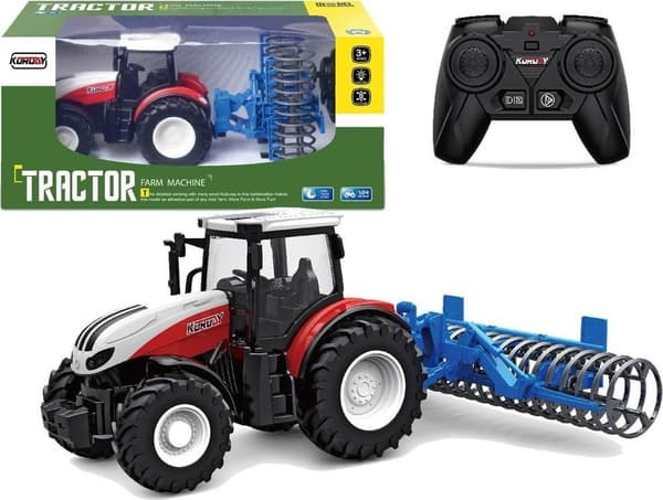 2.4G Fjernstyret Traktor med Tromle