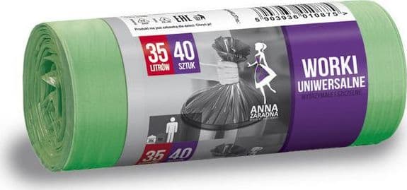Staples Affaldssække 35l grøn 40/rulle