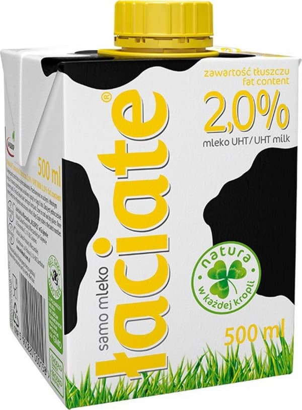 Laciate LACIATE Mjölk, 2%, 0,5 l