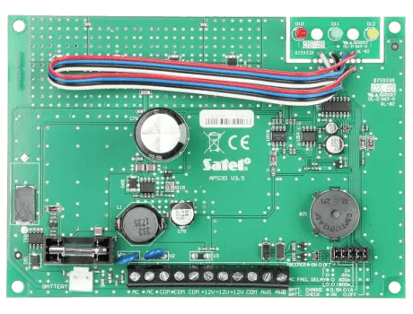 SATEL BUFFER STRØMFORSYNING 12V/3A UDEN KABINET APS-30 BO