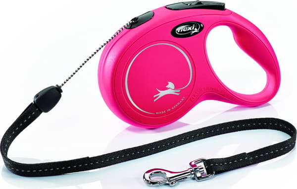 Hundkoppel Flexi New Classic 8 m Röd Storlek S