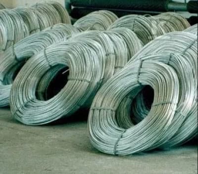 Tråd fi 8mm galvaniseret (ca. 25kg ca. 64m)