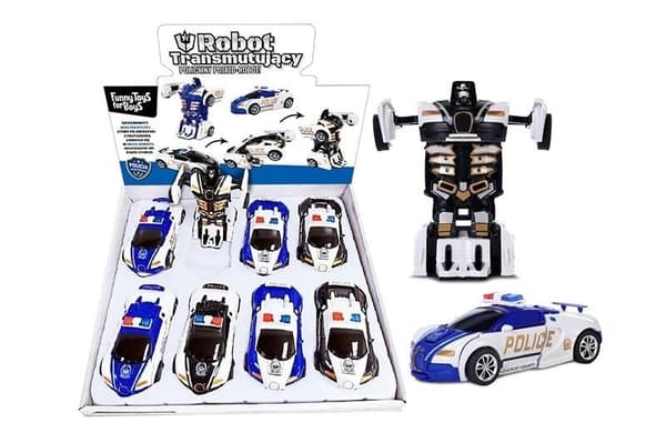 Auto Robotti Poliisi 12 cm lajitelma