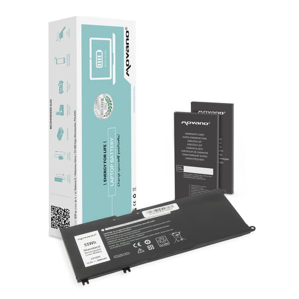Movano batteri til Dell Inspiron 15 5587, 7588