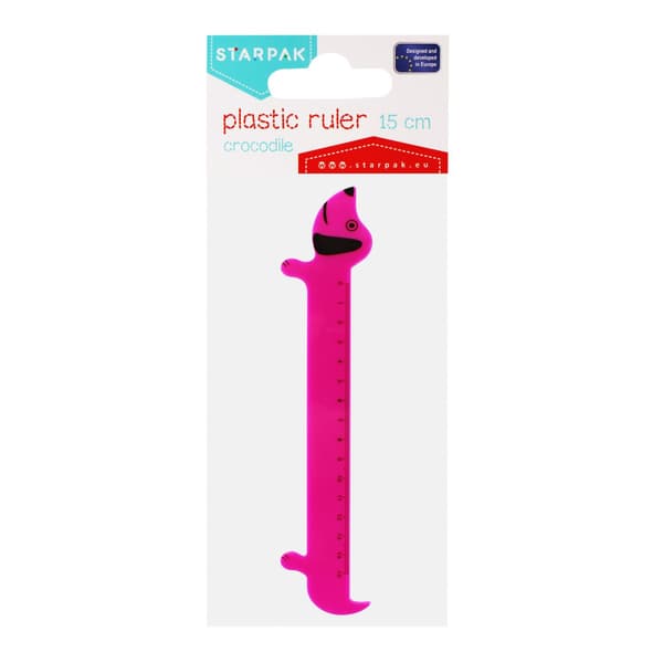 Plastik lineal 15cm Doggy