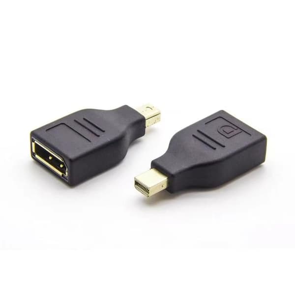 MicroConnect Mini Displayport - DP M-F DP 1.2, Sort, Adapter Display Res 3840x2160 30Hz