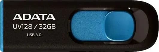 USB-flashdrev ADATA UV128, 32 GB (AUV128-32G-RBE)
