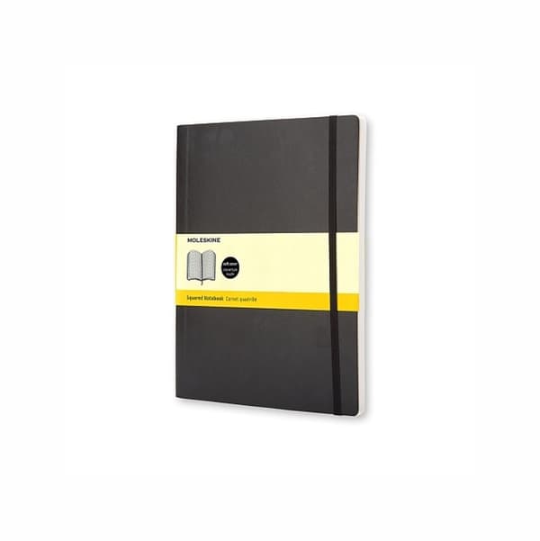 Notesbog Classic 19x25 gitter - sort MOLESKINE
