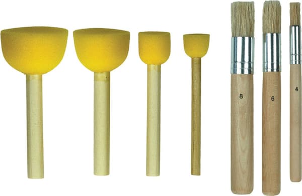 Set med borstpedzelstraglar + skåpblandning