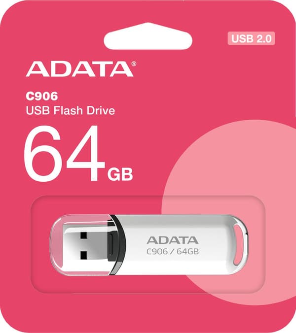 USB-minne C906 64GB USB2.0 vit