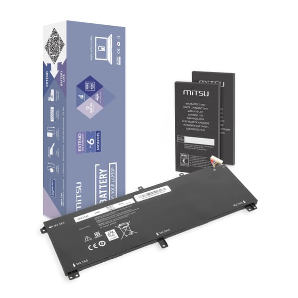 Batteri Mitsu Dell XPS 15 9530 M3800 (BC/DE-9530)