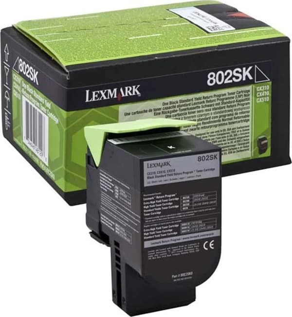 Lexmark 802SK - sort - original - tonerpatron - LCCP, LRP