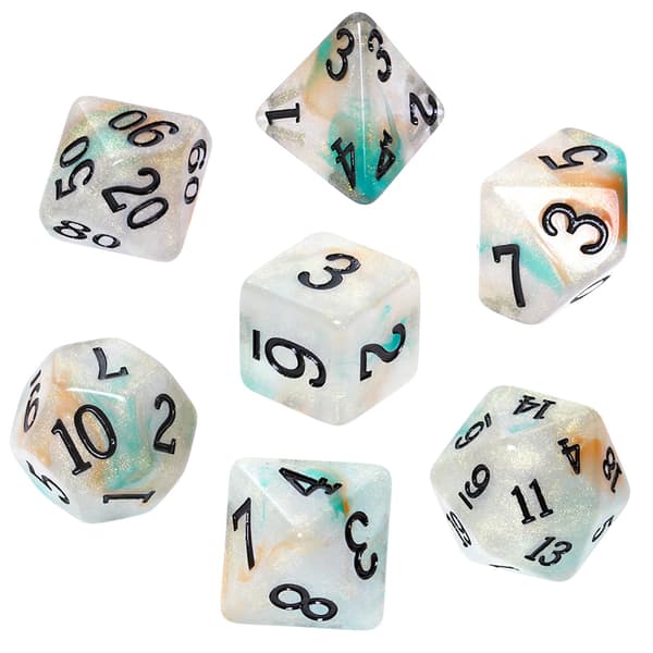 Akryl RPG-set Ruda Zlota REBEL