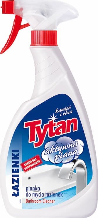 TITANIUM SKUM FÖR TVÄTT AV BADRUM TITANIUM SPRAY 500G